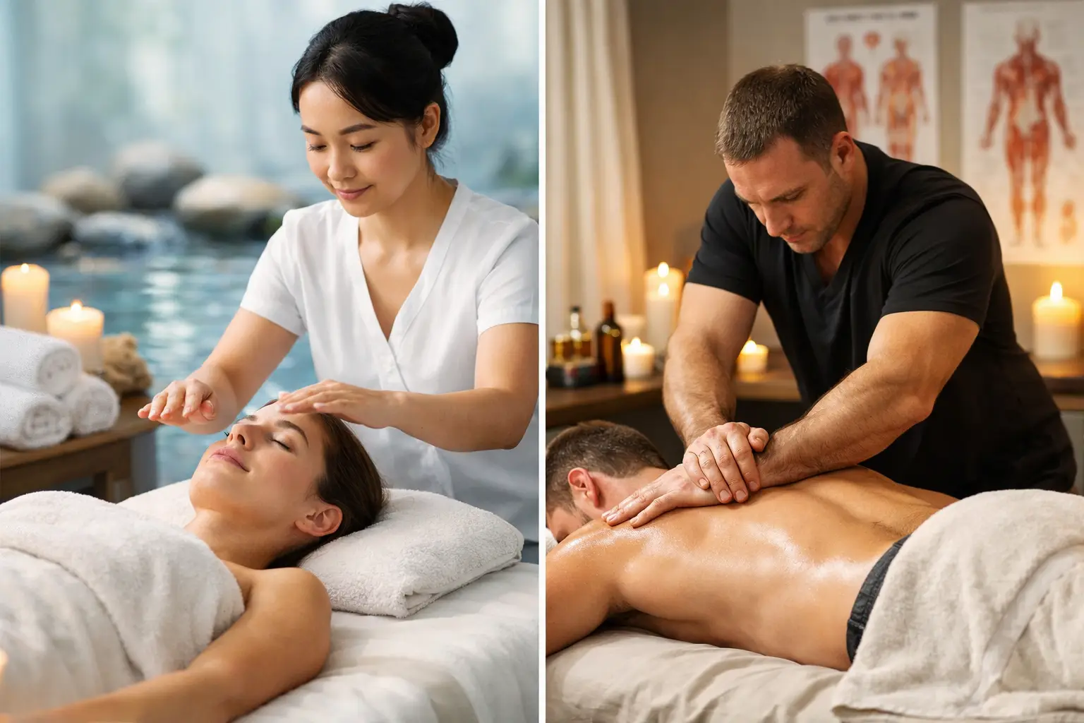 Lymphatic Drainage vs Deep Tissue Massage
