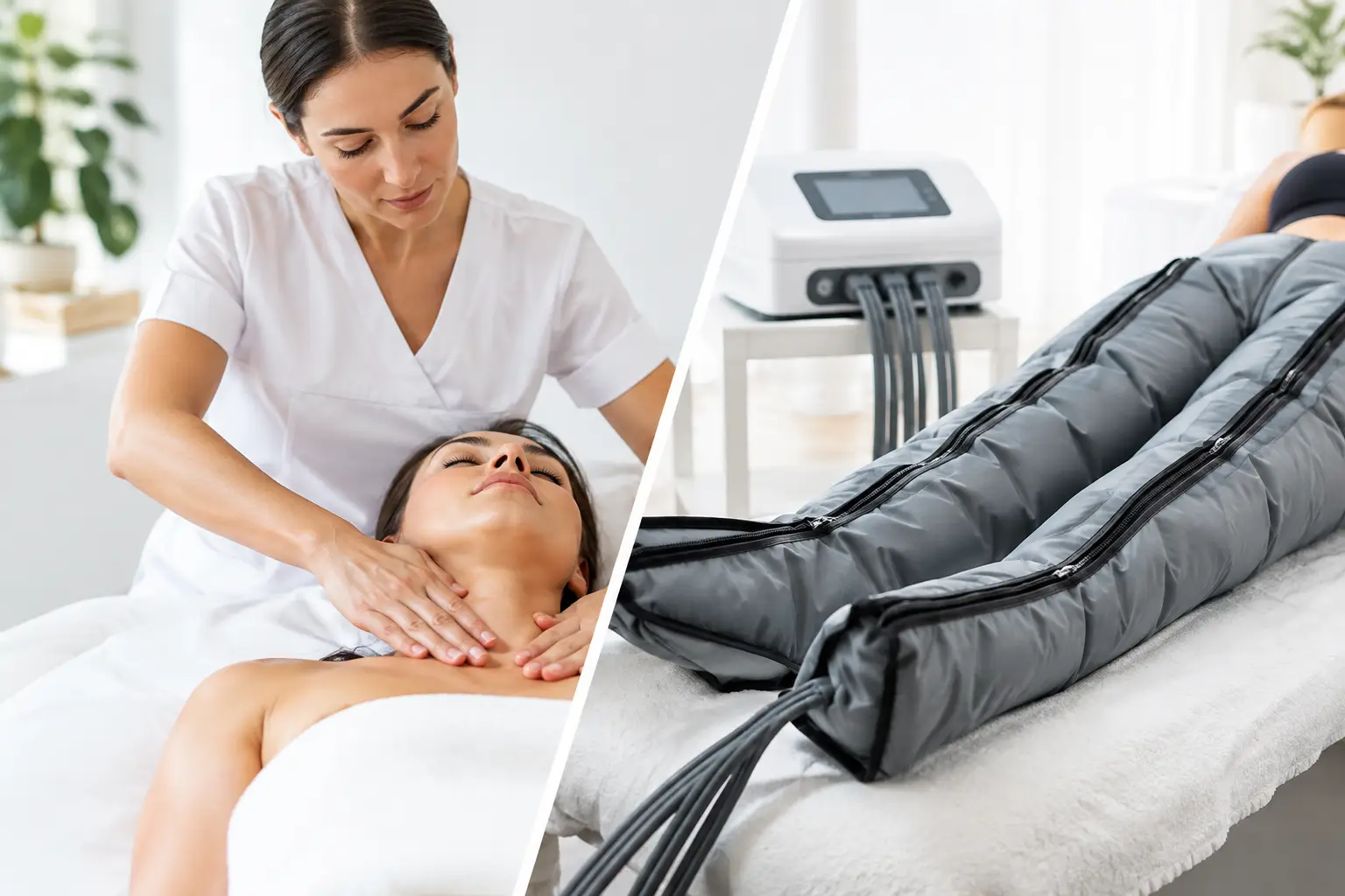Manual Lymphatic Drainage vs Pressotherapy